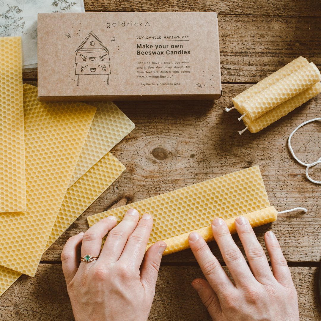 golderick, beeswax candle making kit — BÖF shop